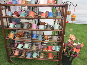 You are sure to find a mug to fit your taste and hand! Lots of different colors and sizes. 